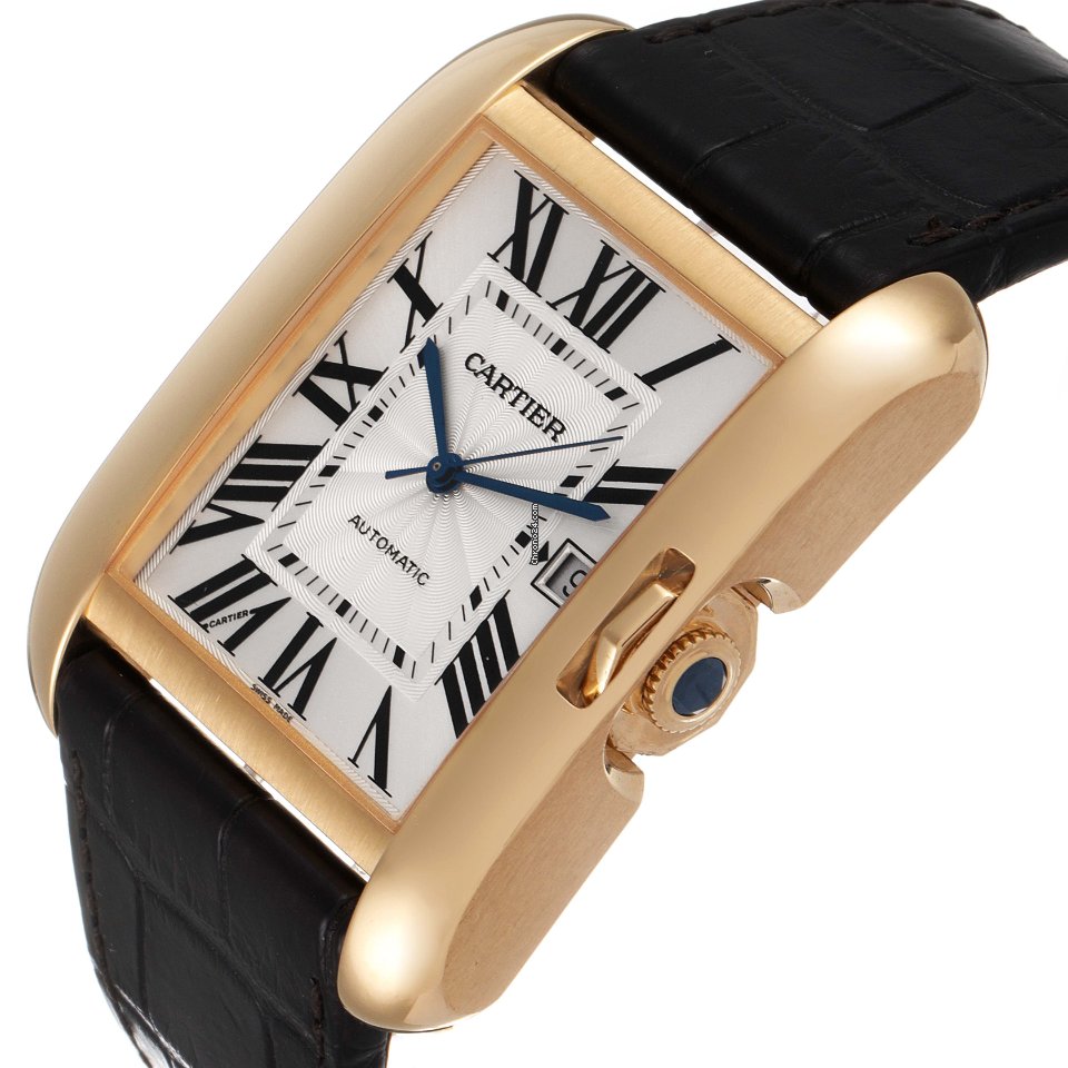 IMG_9081 Cartier Tank Anglaise Mens watch Unisex Automatic Yellow gold W5310032 Replica 6