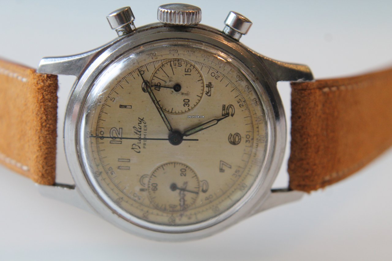 Breitling Mens watch Unisex Manual winding Steel 790 Replica 6