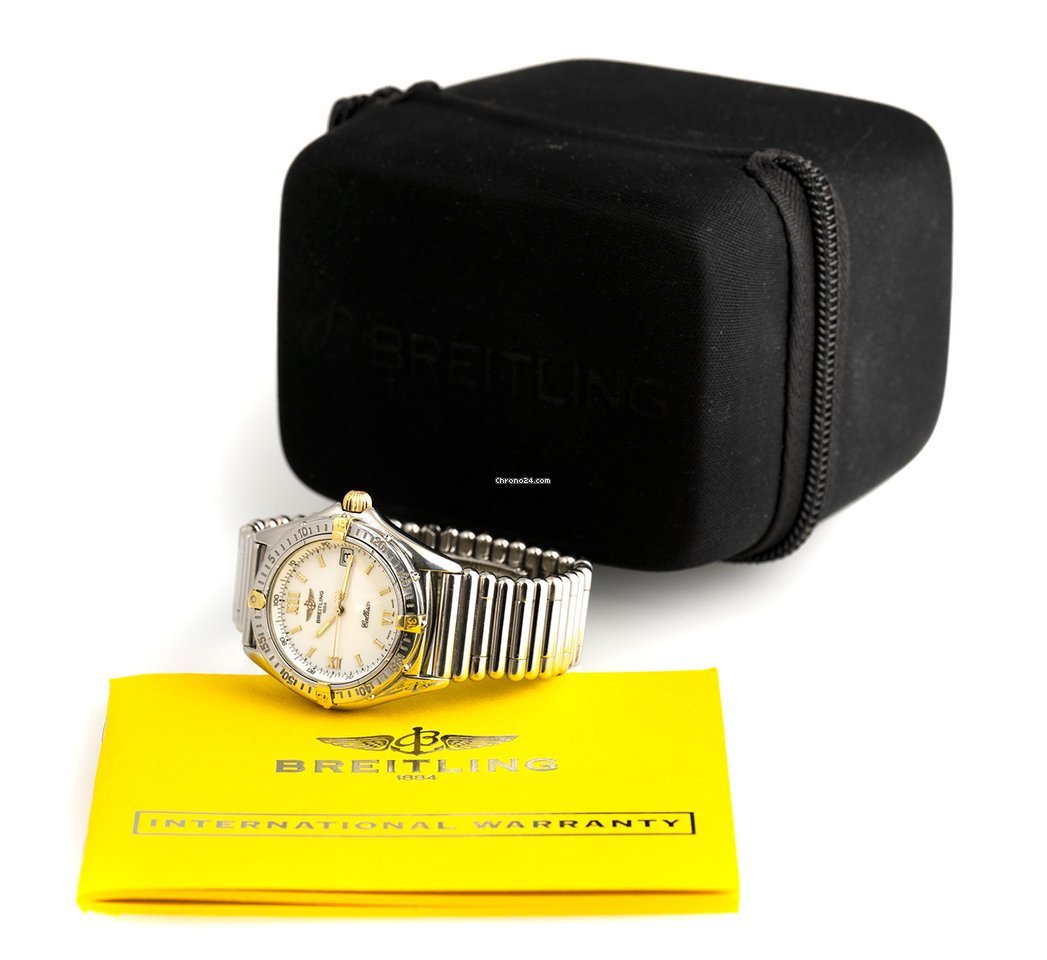 IMG_9081 Breitling Callisto Womens watch Quartz Gold Steel B64046 Replica 6