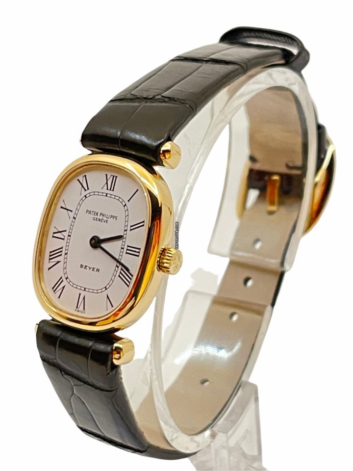 IMG_9081 Patek Philippe Golden Ellipse Womens watch Manual winding Yellow gold 4464 Replica 6