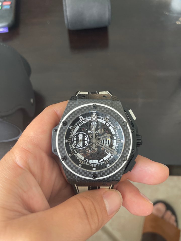 IMG_9081 Hublot King Power Mens watch Unisex Automatic Carbon 716.QX.1121.VR.JUV13 Replica 6