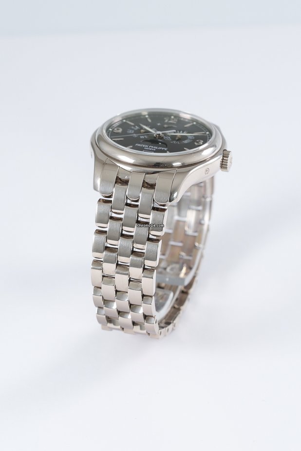 IMG_9081 Patek Philippe Annual Calendar Mens watch Unisex Automatic White gold 5146 1G-010 Replica 6