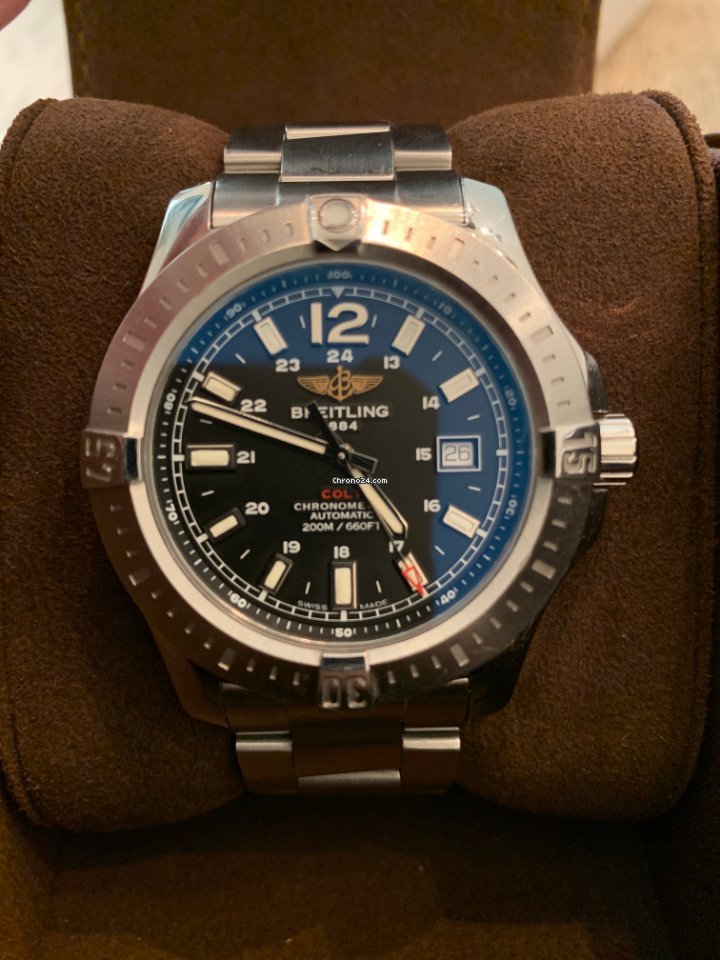 IMG_9081 Breitling Colt Automatic Mens watch Unisex Automatic Steel A1738811 BD44 173A Replica 6