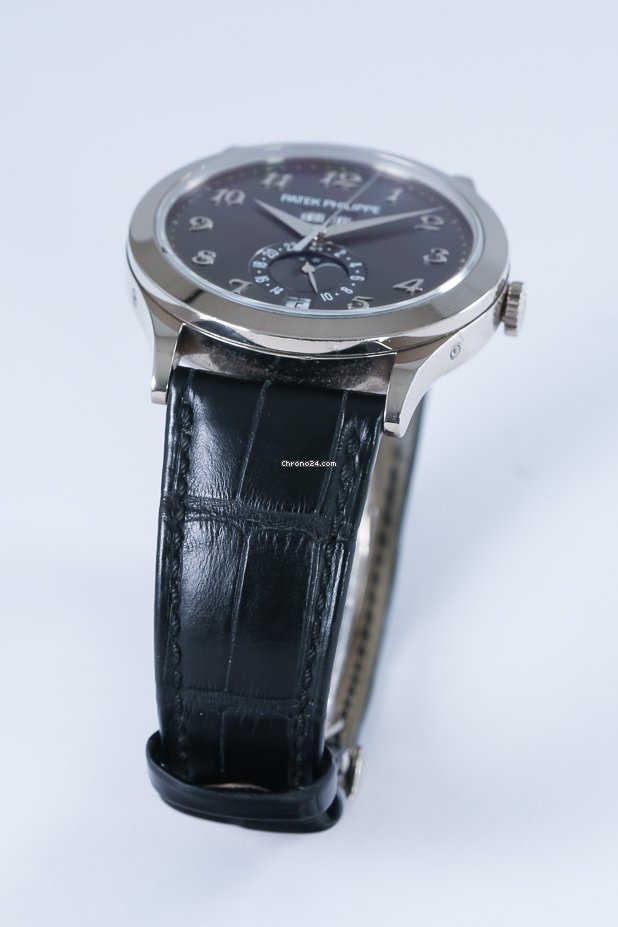 IMG_9081 Patek Philippe Annual Calendar Mens watch Unisex Automatic White gold 5396G-014 Replica 6