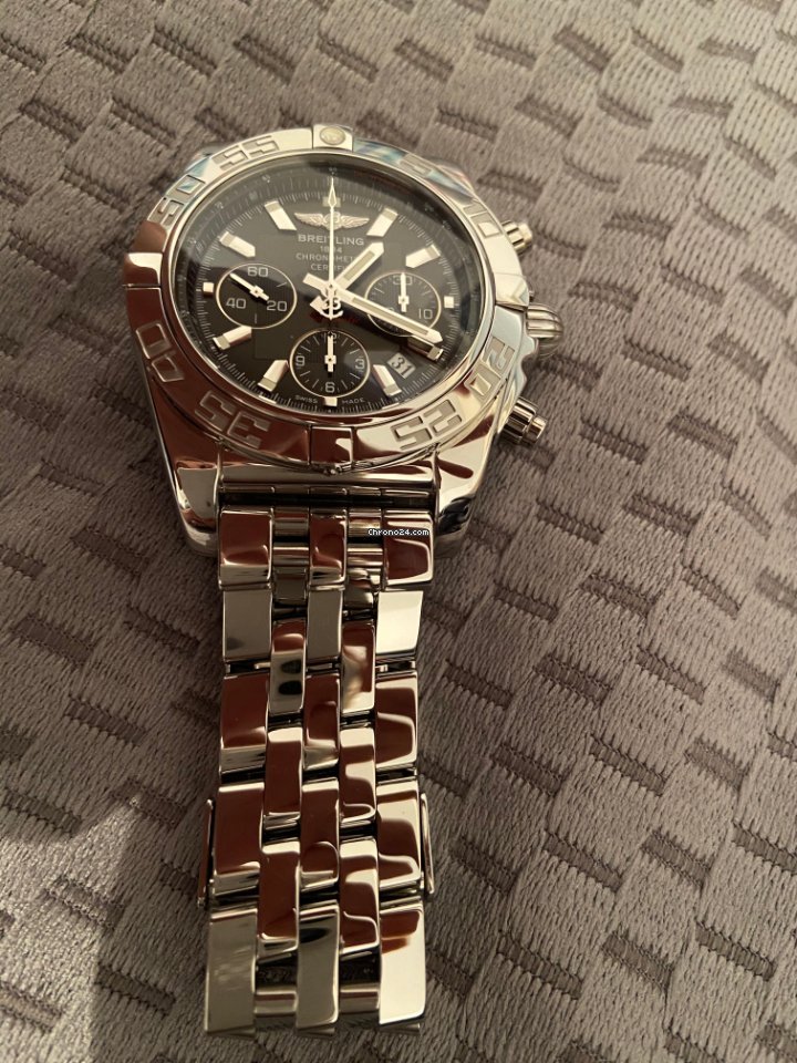 IMG_9081 Breitling Chronomat 44 Mens watch Unisex Automatic Steel AB011012.M524.375A Replica 6