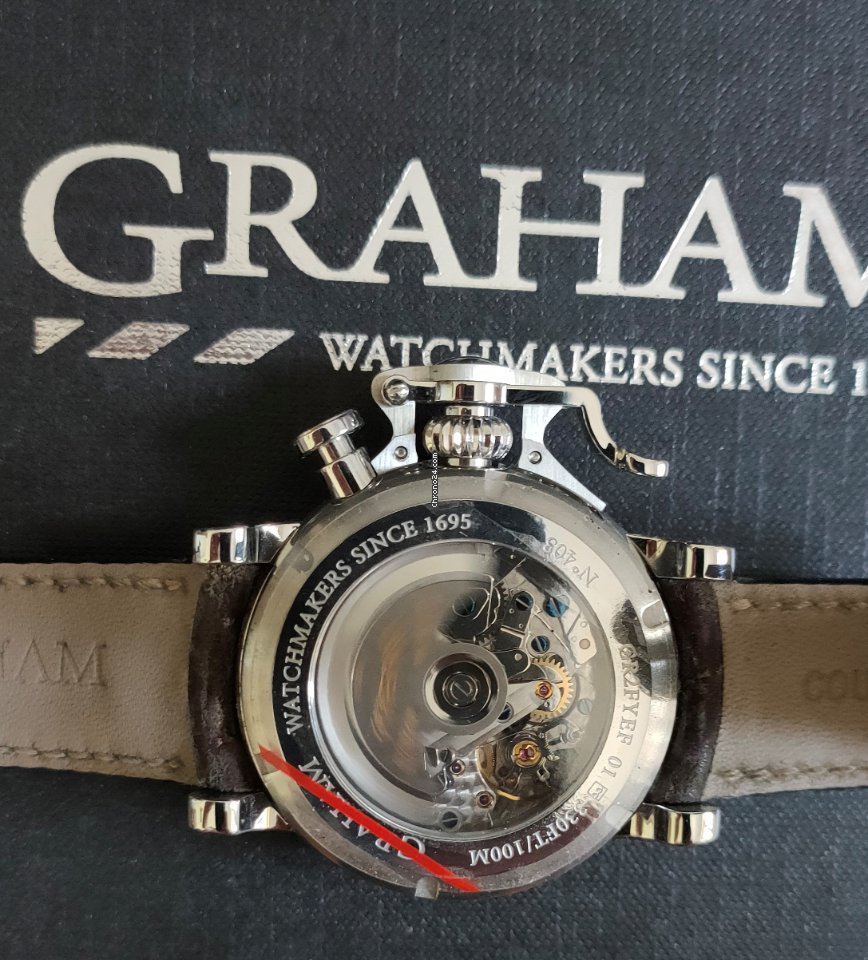 Graham Chronofighter Mens watch Unisex Automatic Steel 2CVBC.C01A Replica 6