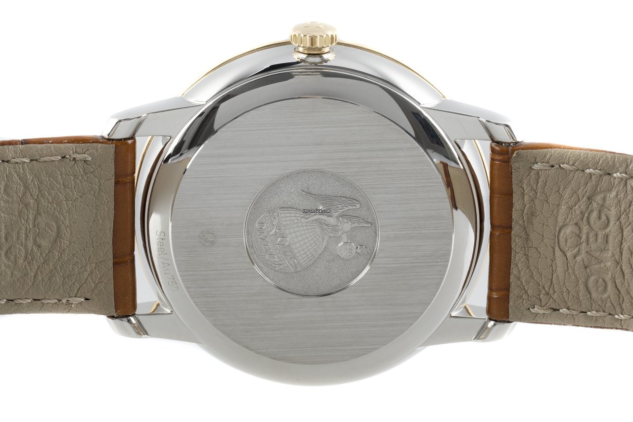 IMG_9081 Omega De Ville Prestige Mens watch Unisex Automatic Gold Steel 424.23.40.20.02.001 Replica 6