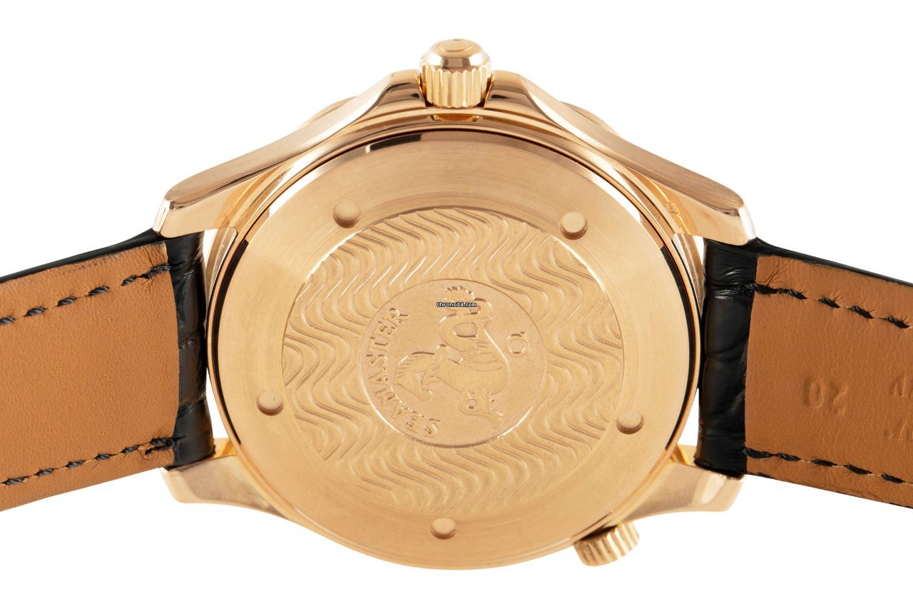 IMG_9081 Omega Seamaster Mens watch Unisex Automatic Red gold 2636.50.91 Replica 6
