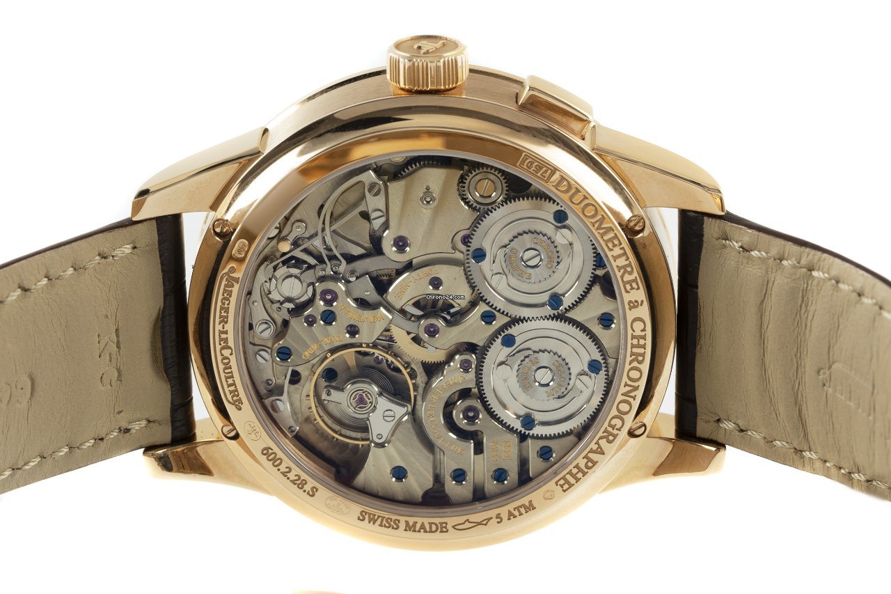 IMG_9081 Jaeger-LeCoultre Duometre Mens watch Unisex Manual winding Yellow gold 600.2.28.5 Replica 6
