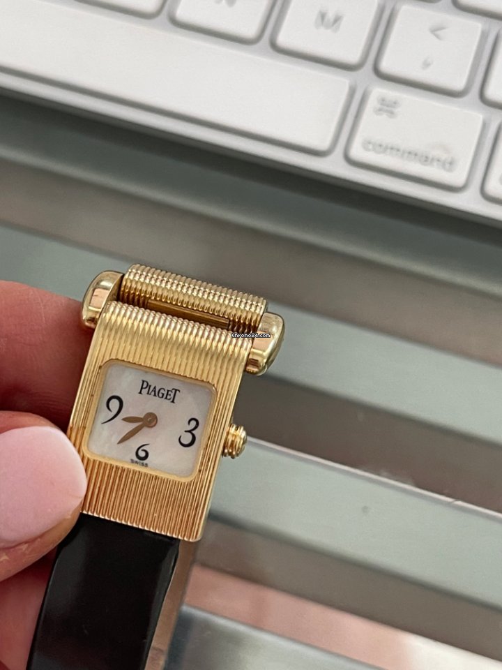 IMG_9081 Piaget Protocole Womens watch Quartz Yellow gold 5221 Replica 6