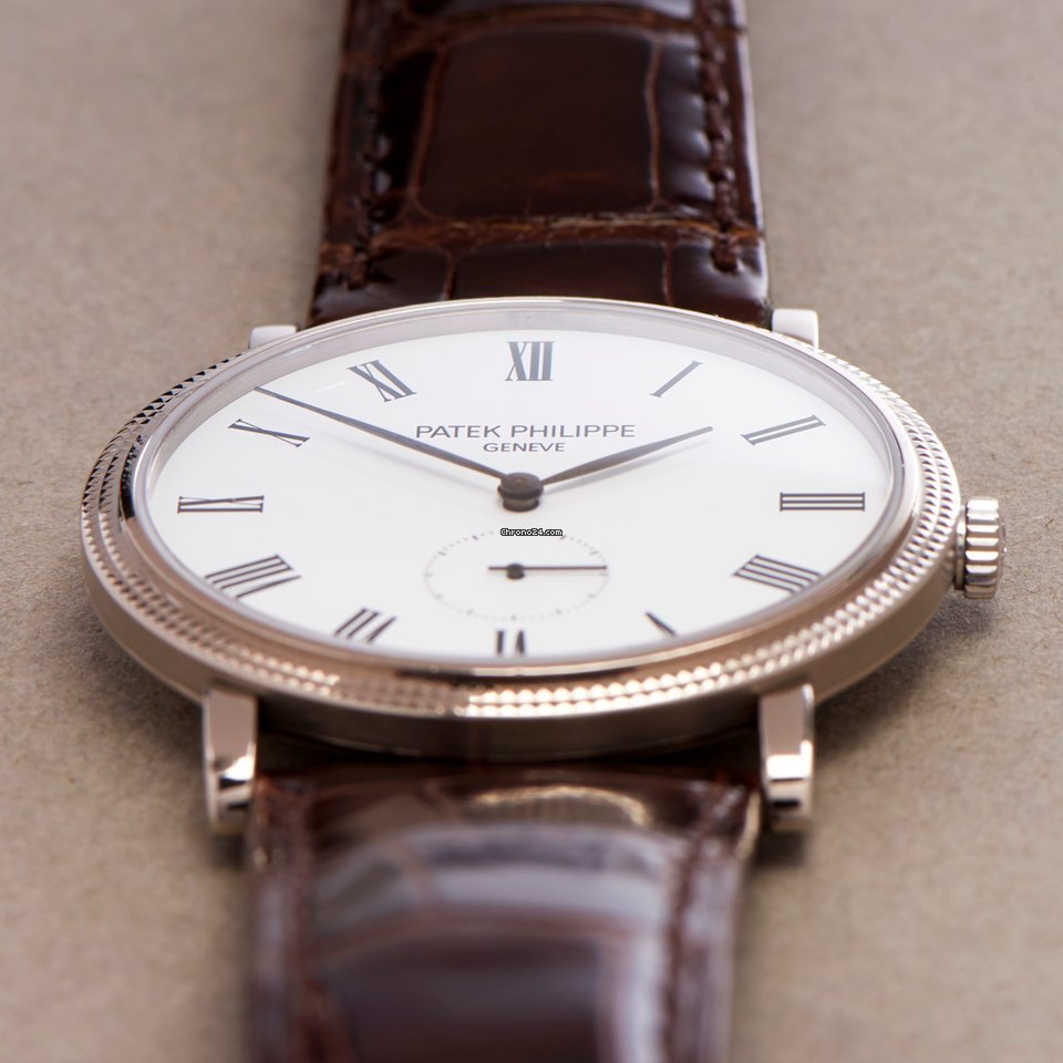 IMG_9081 Patek Philippe Calatrava Mens watch Unisex Manual winding White gold 5119G-001 Replica 6