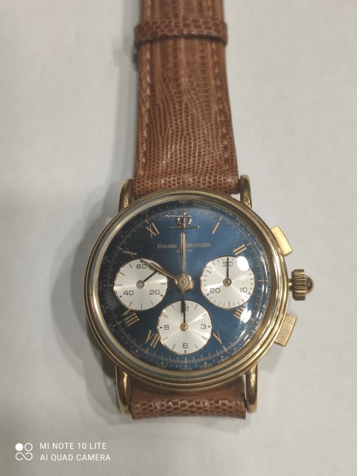 Baume & Mercier Mens watch Unisex Manual winding Yellow gold 6101.099.2111729 Replica 6
