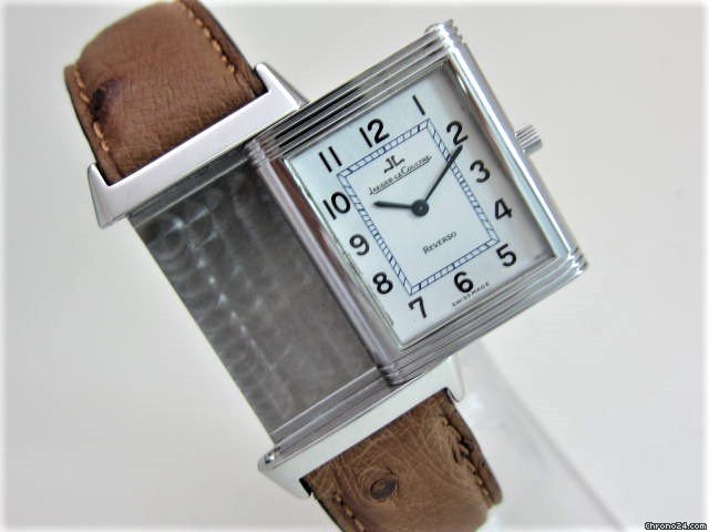 IMG_9081 Jaeger-LeCoultre Reverso Classique Mens watch Unisex Quartz Steel Jaeger Le Coultre Classique 250.8.08 Replica 6