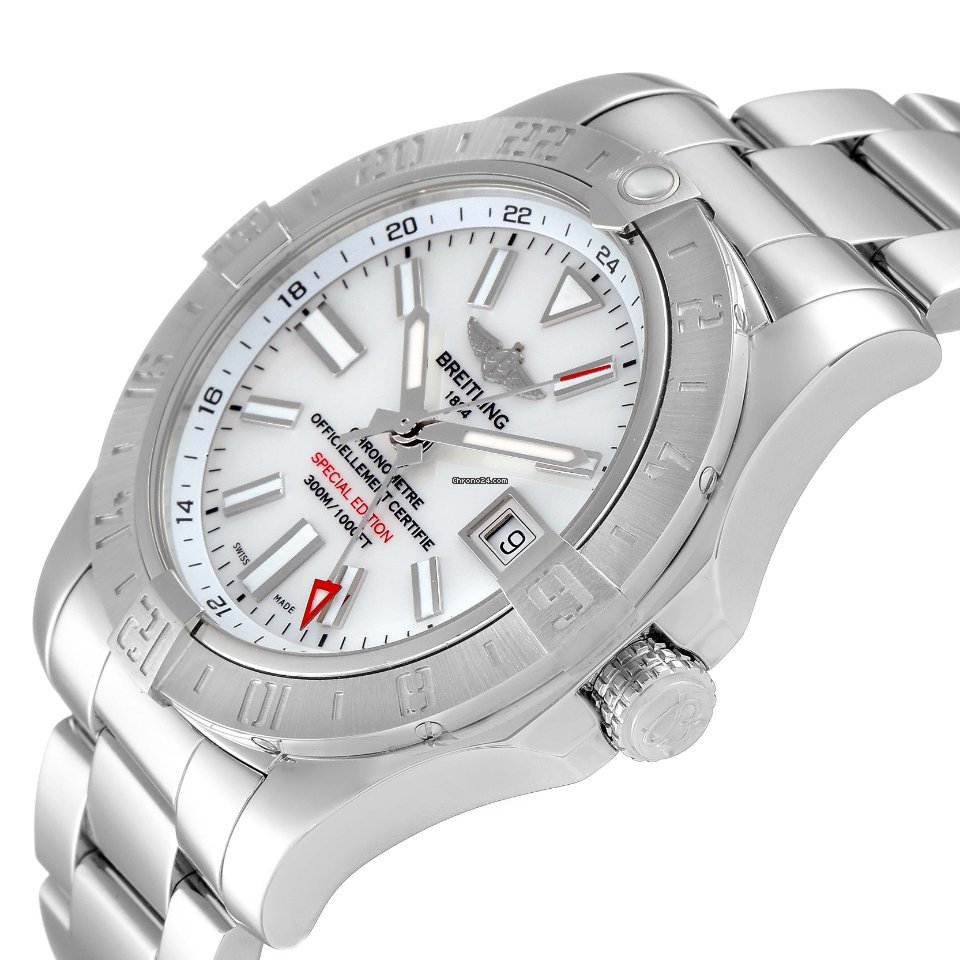 IMG_9081 Breitling Avenger II GMT Mens watch Unisex Automatic Steel A3239011-C872-170A Replica 6