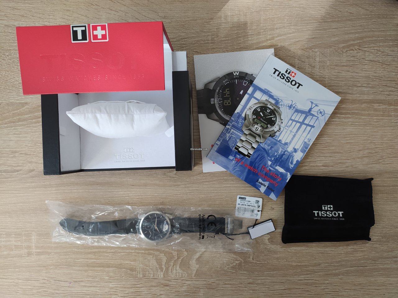 IMG_9081 Tissot T-Complication Mens watch Unisex Manual winding Steel T0704061605700 Replica 6