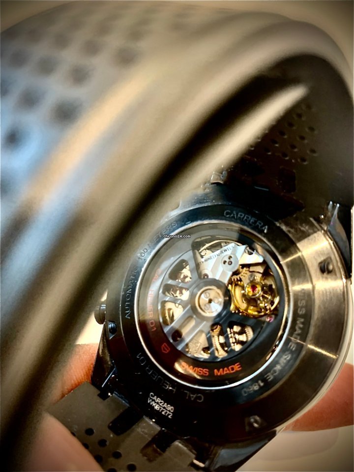 IMG_9081 TAG Heuer Carrera Calibre HEUER 01 Mens watch Unisex Automatic Ceramic CAR2A90.FT6071 Replica 6