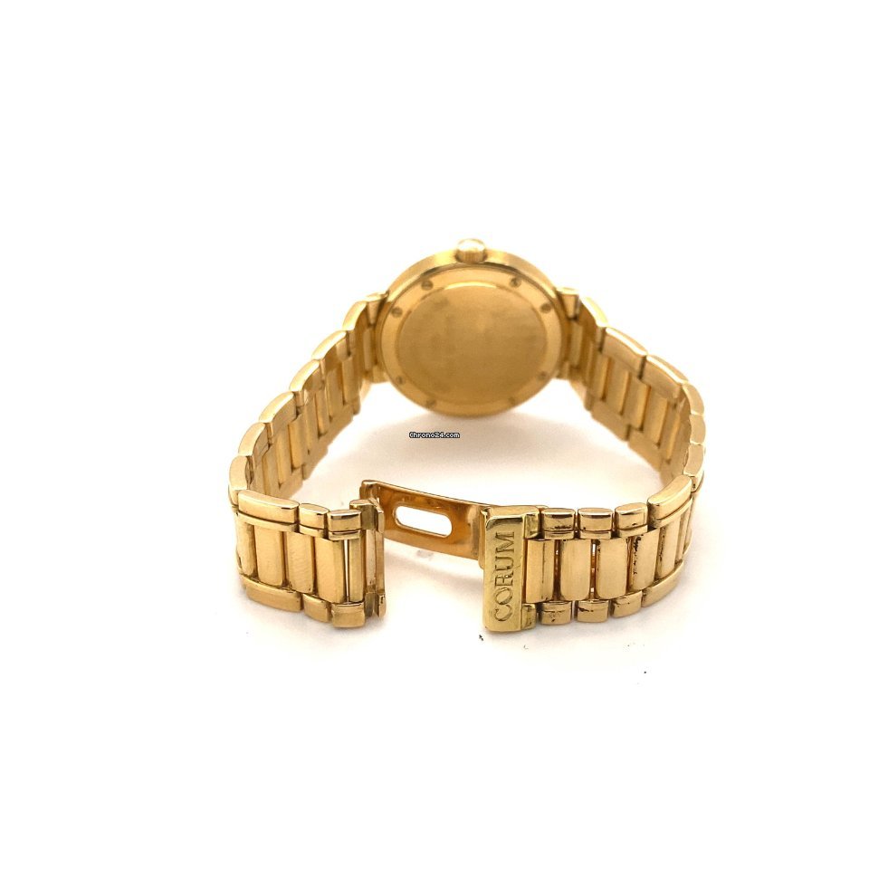IMG_9081 Corum Romvlvs Womens watch Quartz Yellow gold 5080356 Replica 6