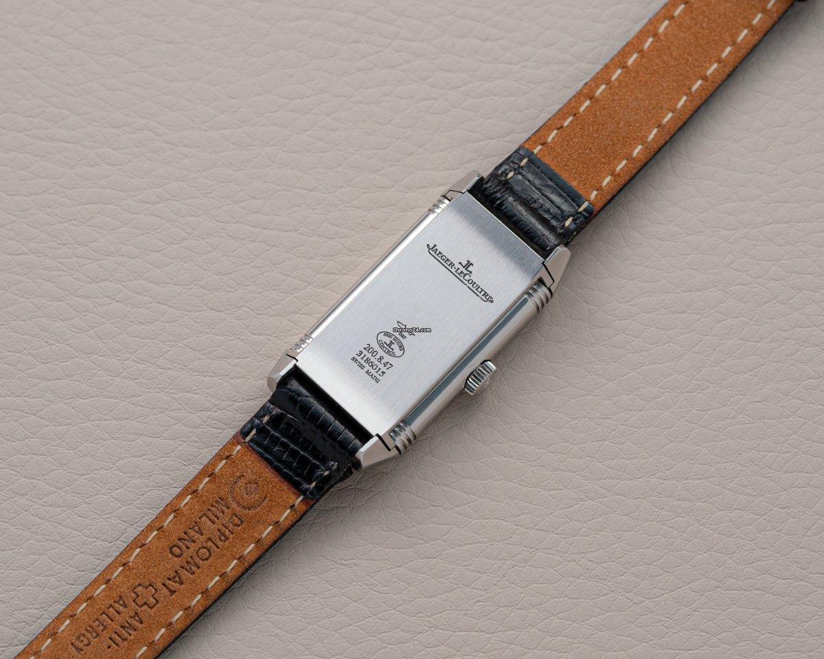 IMG_9081 Jaeger-LeCoultre Reverso Womens watch Quartz Steel 200.8.47 Replica 6