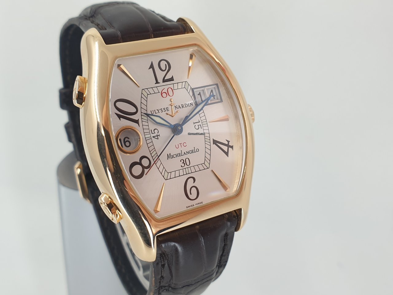 IMG_9081 Ulysse Nardin Michelangelo Mens watch Unisex Automatic Rose gold 226-68 Replica 6