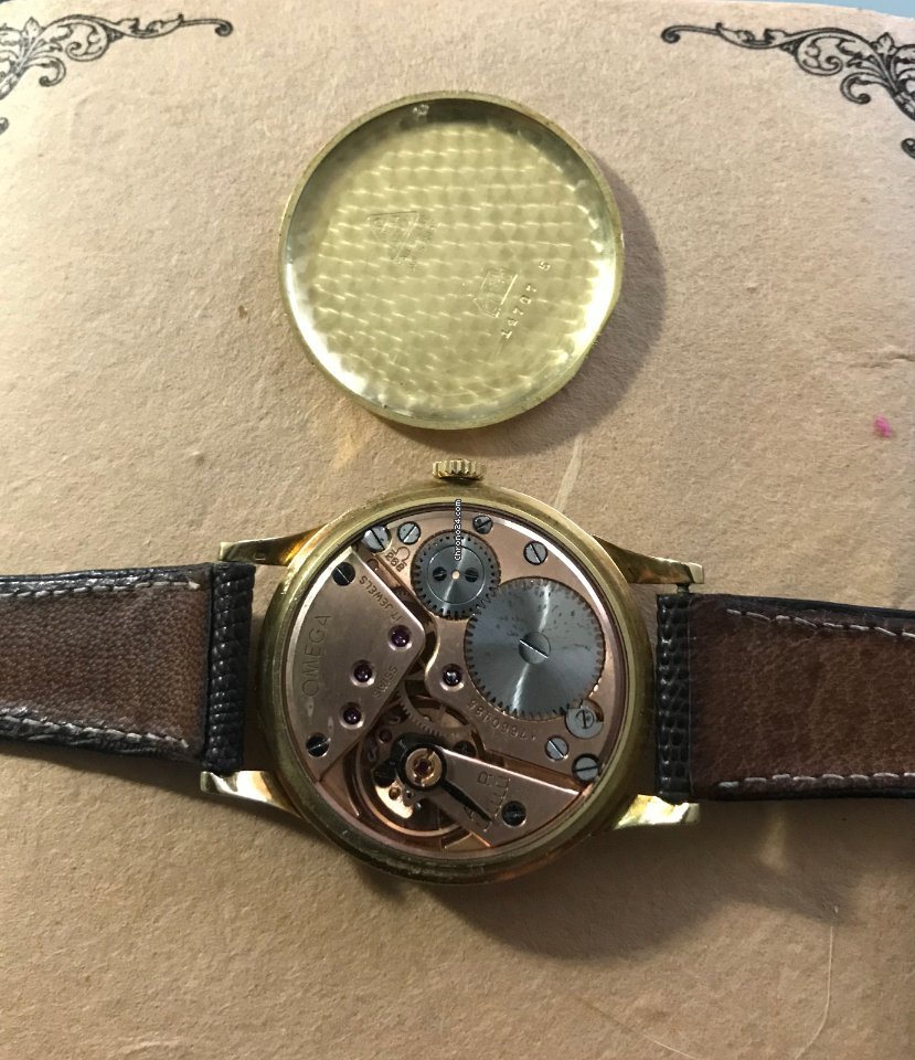 Omega Mens watch Unisex Manual winding Yellow gold 14707 Replica 6