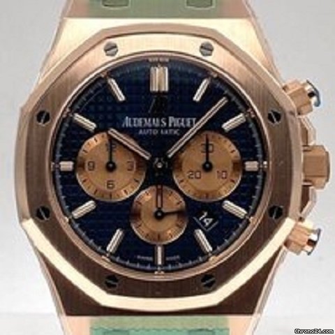 Audemars Piguet Royal Oak Chronograph Mens watch Unisex Automatic Rose gold 26331OR.OO.1220OR.01 Replica 6