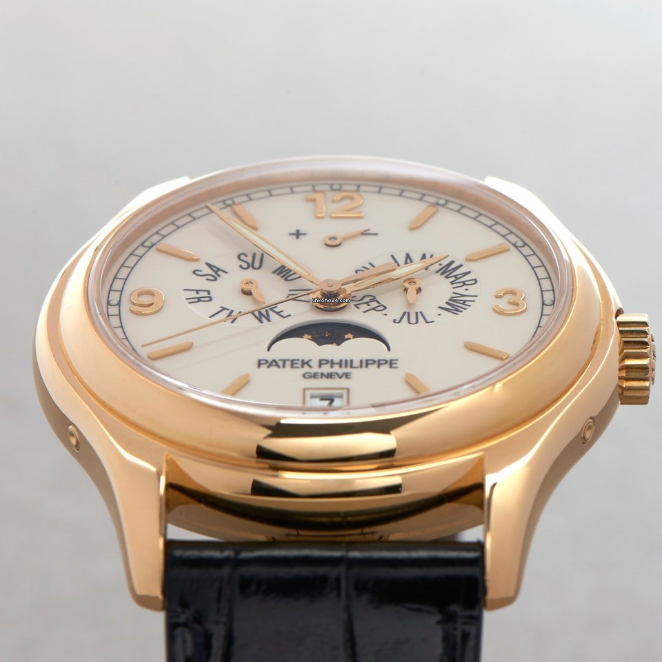IMG_9081 Patek Philippe Annual Calendar Mens watch Unisex Automatic Yellow gold 5146J-001 Replica 6