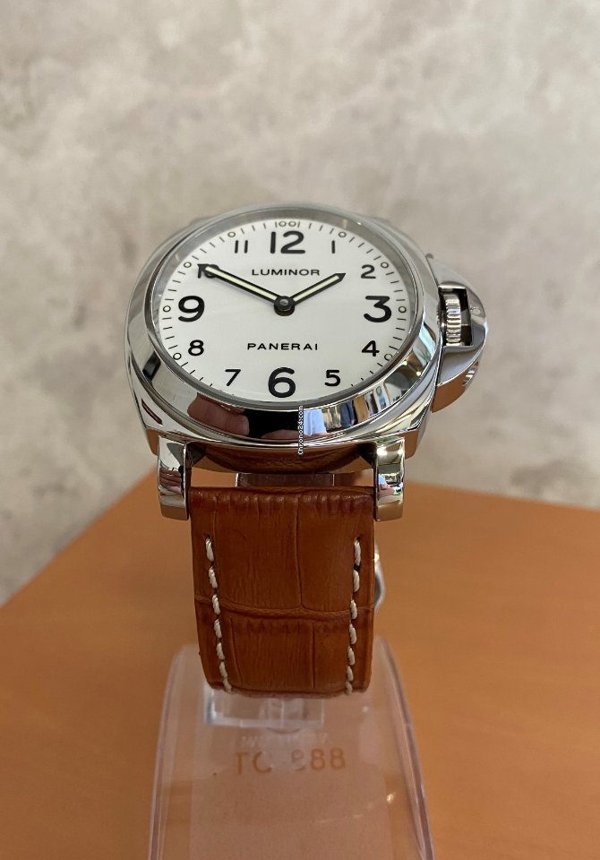 IMG_9081 Panerai Luminor Base Mens watch Unisex Manual winding Steel PAM 00114 Replica 6