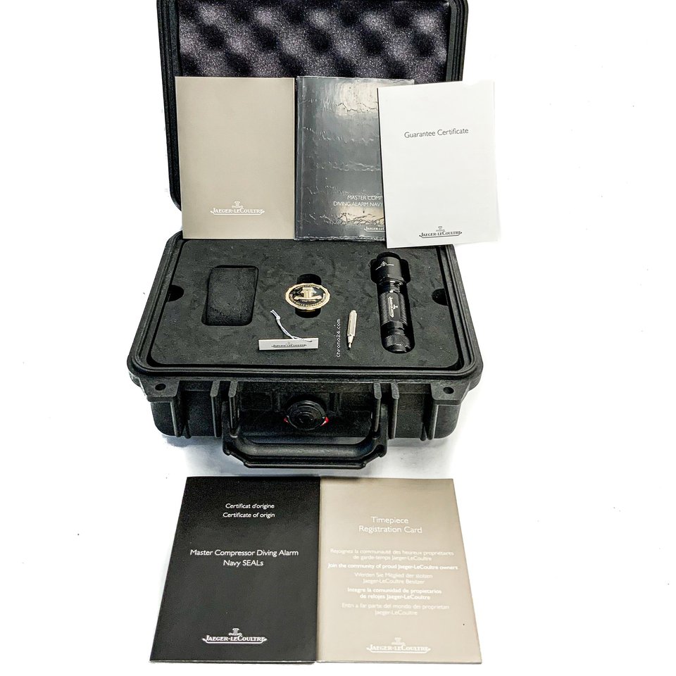 IMG_9081 Jaeger-LeCoultre Master Compressor Diving Alarm Navy SEALs Mens watch Unisex Automatic Titanium Q183T47J Replica 6