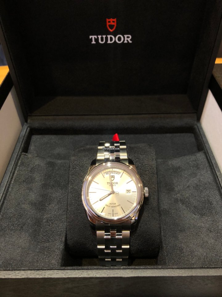 IMG_9081 Tudor Glamour Date-Day Mens watch Unisex Automatic Steel M56000-0005 Replica 6
