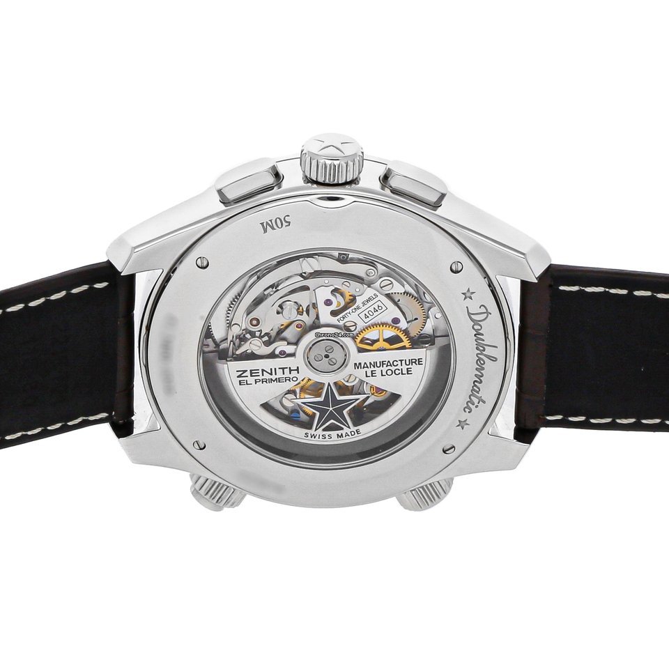 IMG_9081 Zenith El Primero Doublematic Mens watch Unisex Automatic Steel 03.2400.4046 21.C721 Replica 6