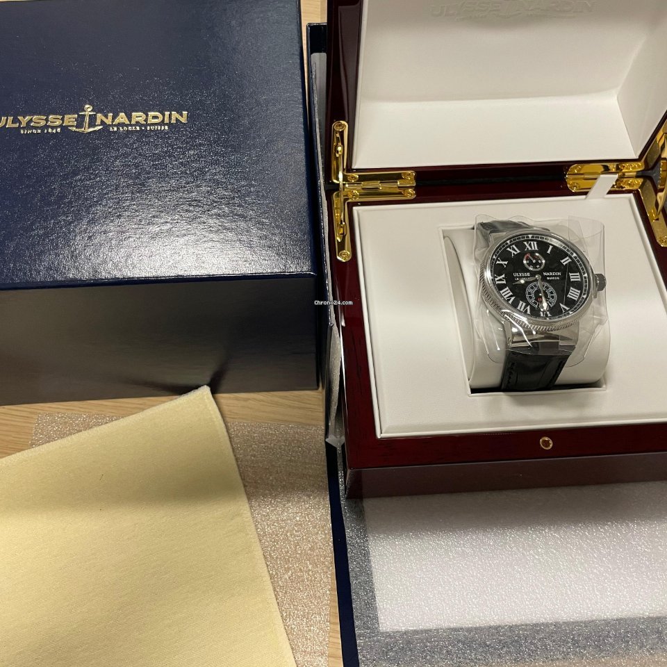 IMG_9081 Ulysse Nardin Marine Mens watch Unisex Automatic Steel 183-122-3-42 Replica 6
