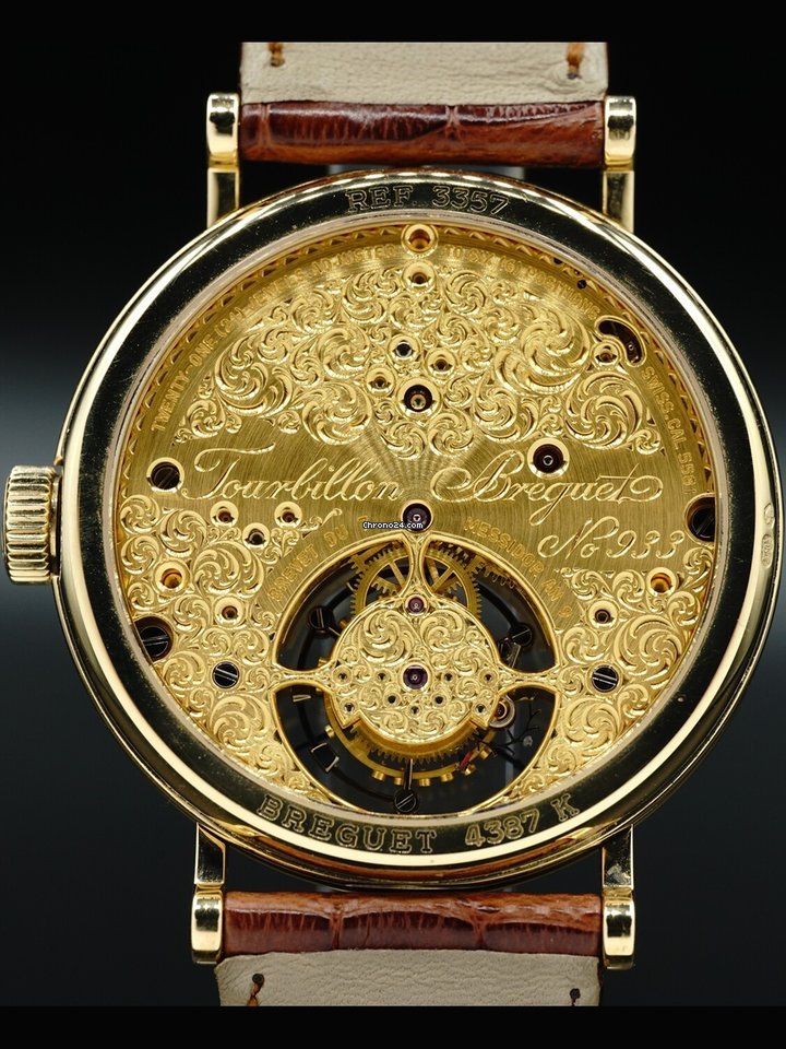 IMG_9081 Breguet Classique Complications Mens watch Unisex Manual winding Yellow gold 3357BA Replica 6