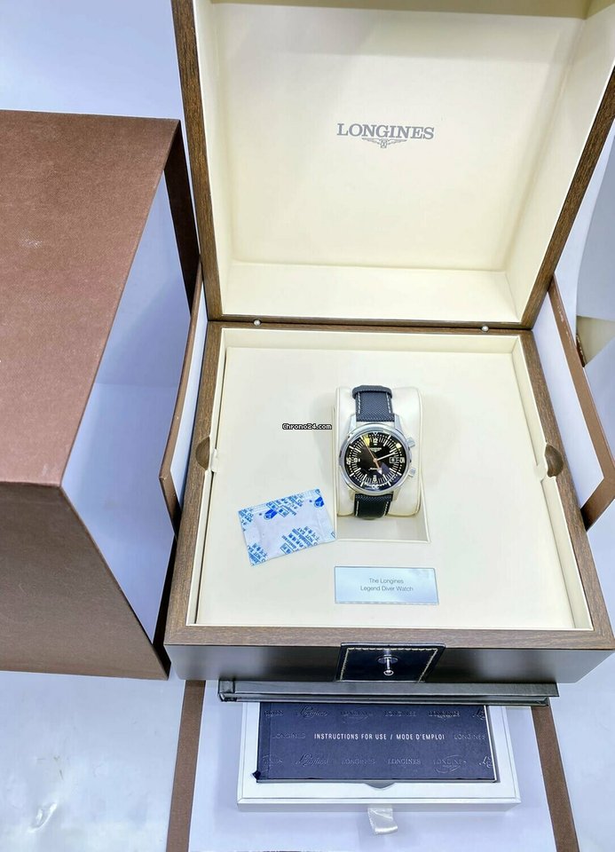 IMG_9081 Longines Legend Diver Mens watch Unisex Automatic Steel L36744 Replica 6