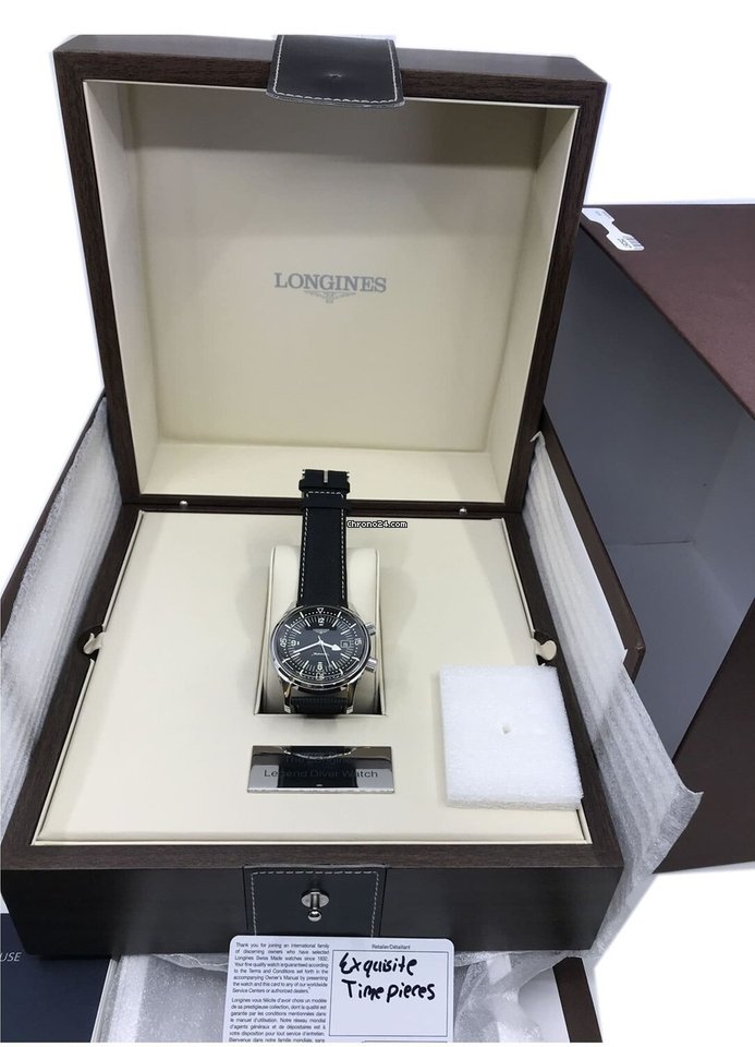 IMG_9081 Longines Legend Diver Mens watch Unisex Automatic Steel L3.774.4.50.9 Replica 6