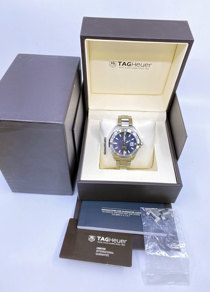 IMG_9081 TAG Heuer Aquaracer 300M Mens watch Unisex Automatic Steel 5 WAY2012.BA0927 Replica 6