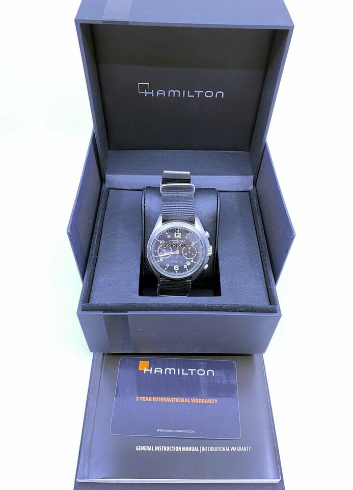 Hamilton Khaki Pilot Pioneer Mens watch Unisex Automatic Steel H76456435 Replica 6