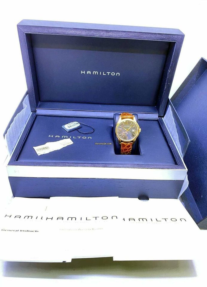 IMG_9081 Hamilton Jazzmaster Mens watch Unisex Automatic Rose gold H32549595 Replica 6