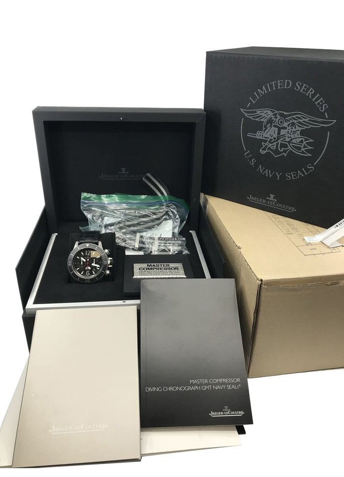 Jaeger-LeCoultre Master Compressor Diving Chronograph GMT Navy SEALs Mens watch Unisex Automatic Titanium Q178T470 Replica 6