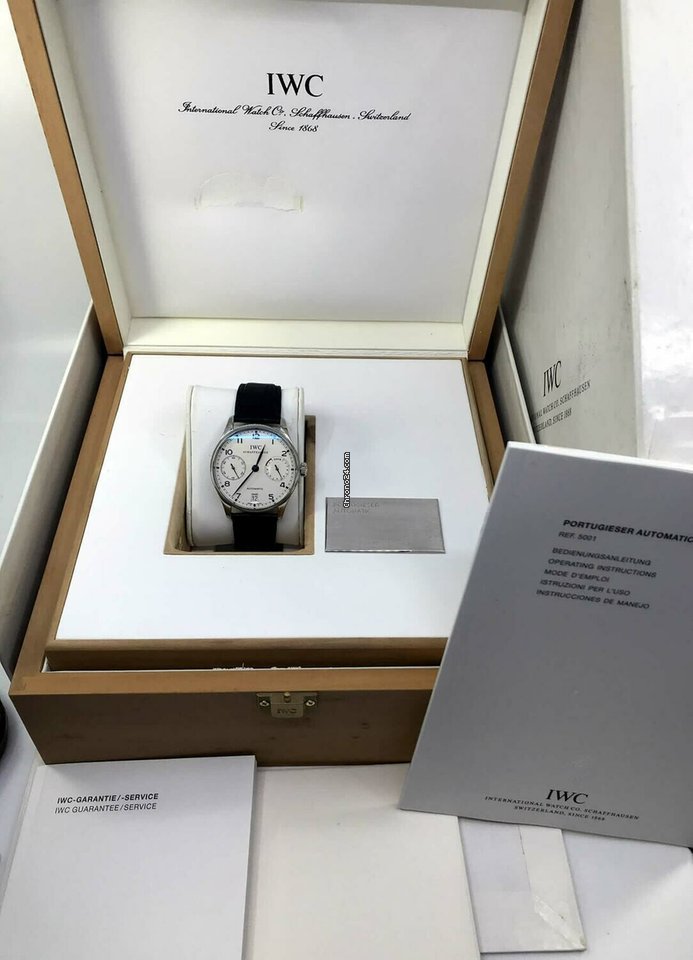 IWC Portuguese Automatic Mens watch Unisex Automatic Steel IW5001.07 Replica 6