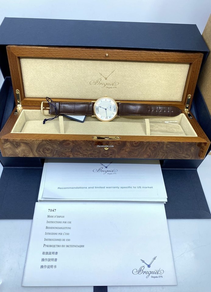 IMG_9081 Breguet Classique Mens watch Unisex Automatic Rose gold 7147BR 12 9WU Replica 6