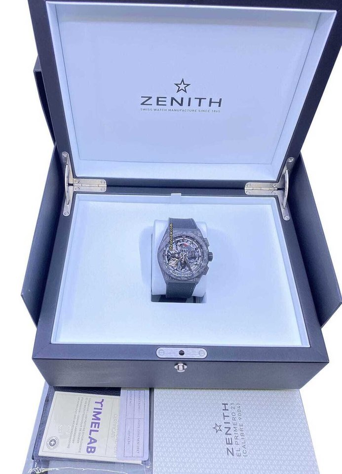 Zenith Defy El Primero Mens watch Unisex Automatic Ceramic 21 49.9000.9004 78.M9000 Replica 6