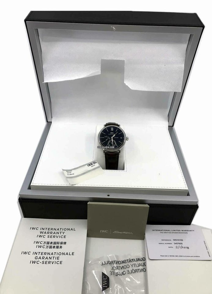 IMG_9081 IWC Portofino Hand-Wound Mens watch Unisex Manual winding Steel IW5101-02 Replica 6