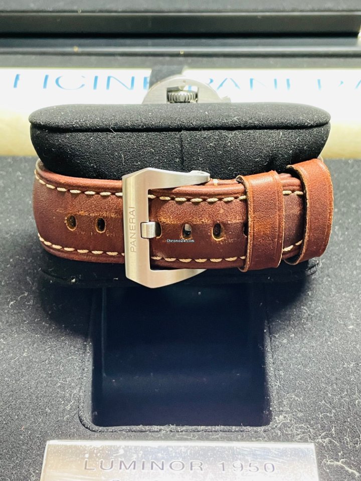 IMG_9081 Panerai Luminor 1950 Mens watch Unisex Manual winding Steel PAM 00972 Replica 6