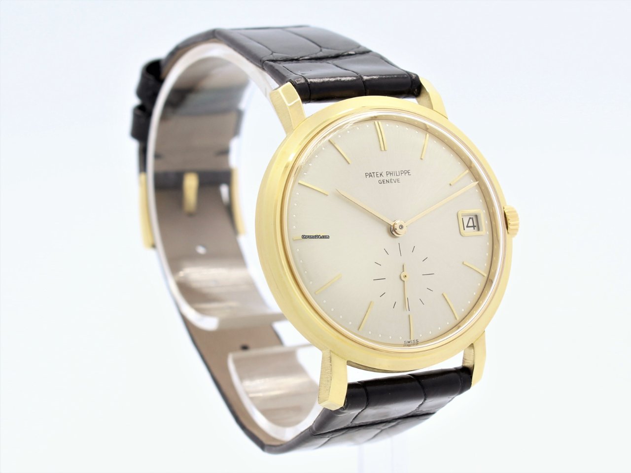 IMG_9081 Patek Philippe Calatrava Mens watch Unisex Automatic Yellow gold 3445J Replica 6