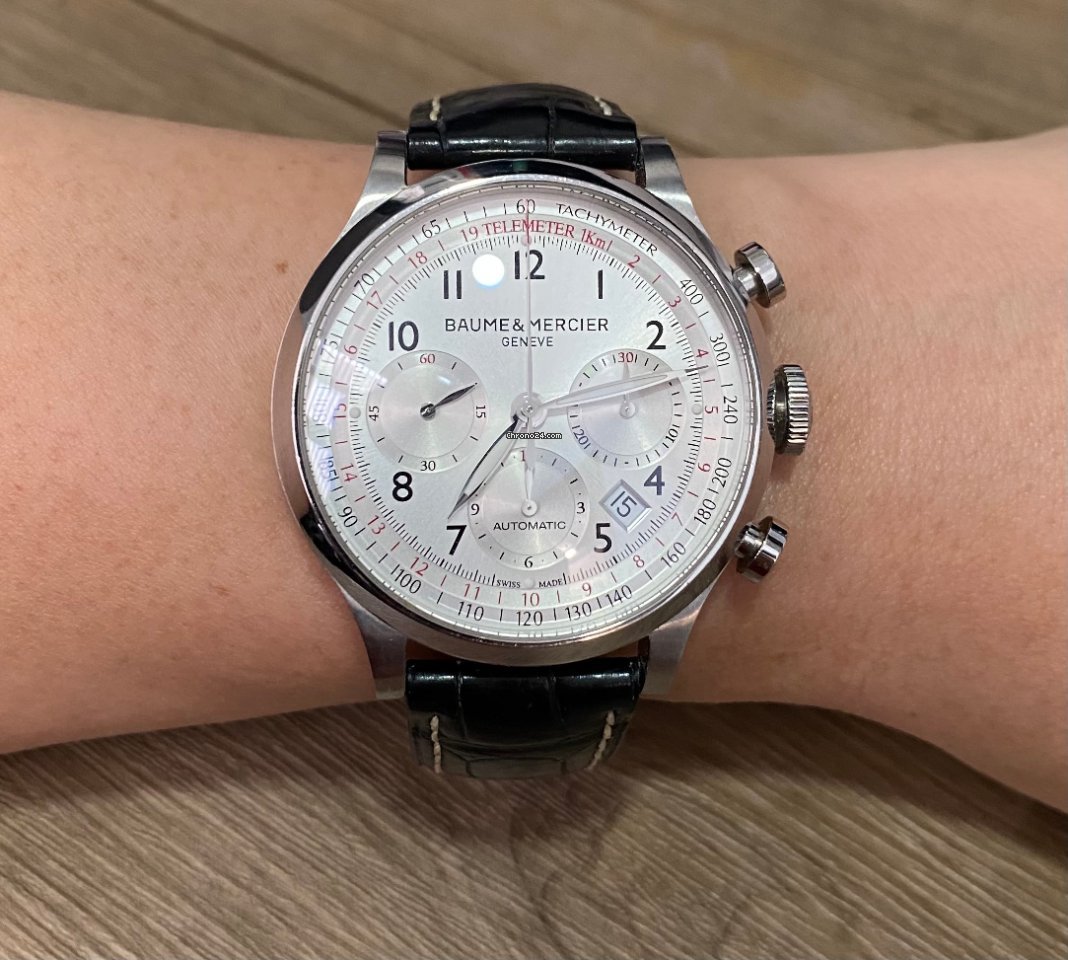 Baume & Mercier Capeland Mens watch Unisex Automatic Steel MOA10046 Replica 6