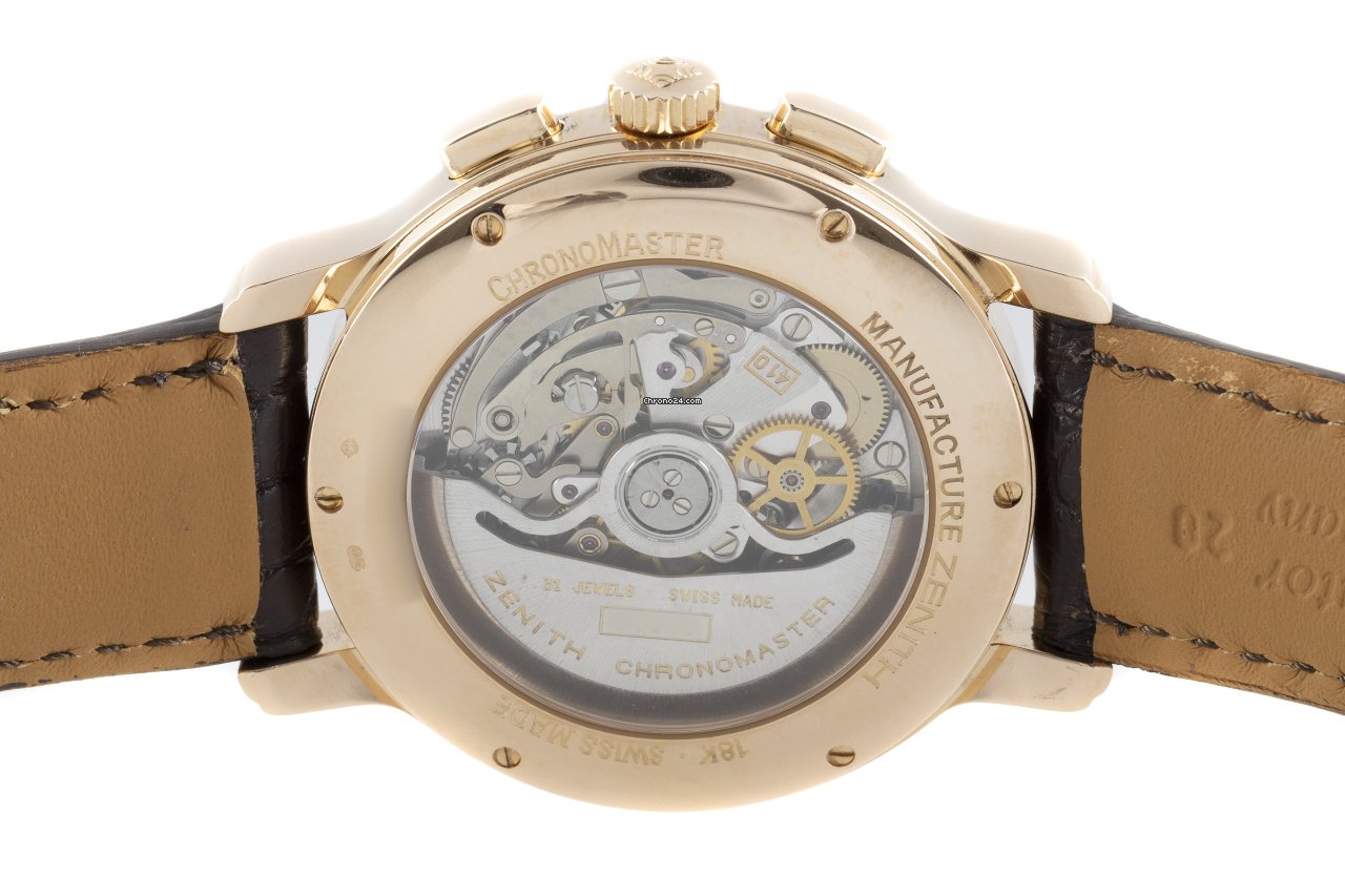 IMG_9081 Zenith El Primero Mens watch Unisex Automatic Red gold 17.0240.410 Replica 6