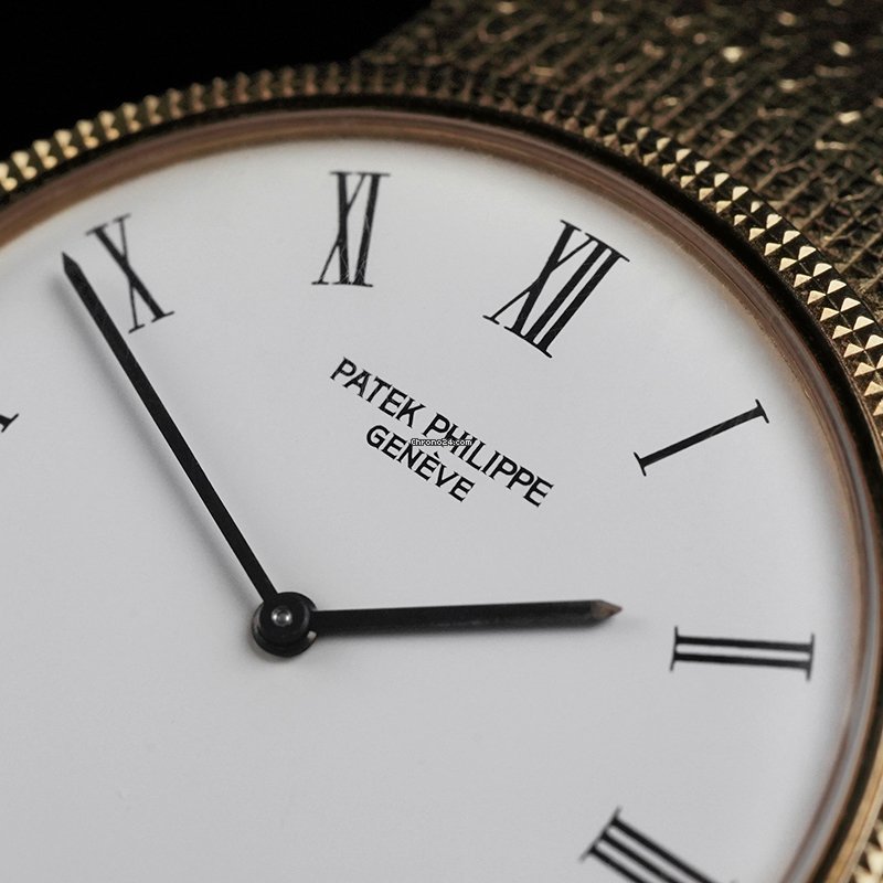 IMG_9081 Patek Philippe Calatrava Mens watch Unisex Yellow gold 3520-10 Replica 6