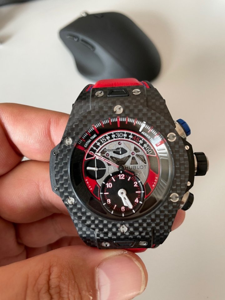 IMG_9081 Hublot Big Bang Unico Mens watch Unisex Automatic Carbon 413.QX.1123.GR.BYM15 Replica 6