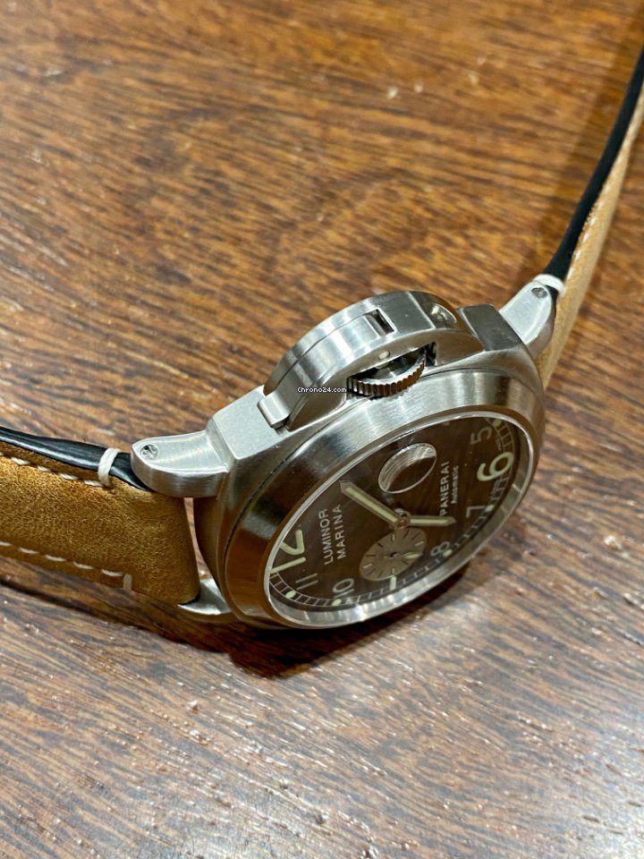 IMG_9081 Panerai Luminor Marina Automatic Mens watch Unisex Automatic Steel PAM 00086 Replica 6