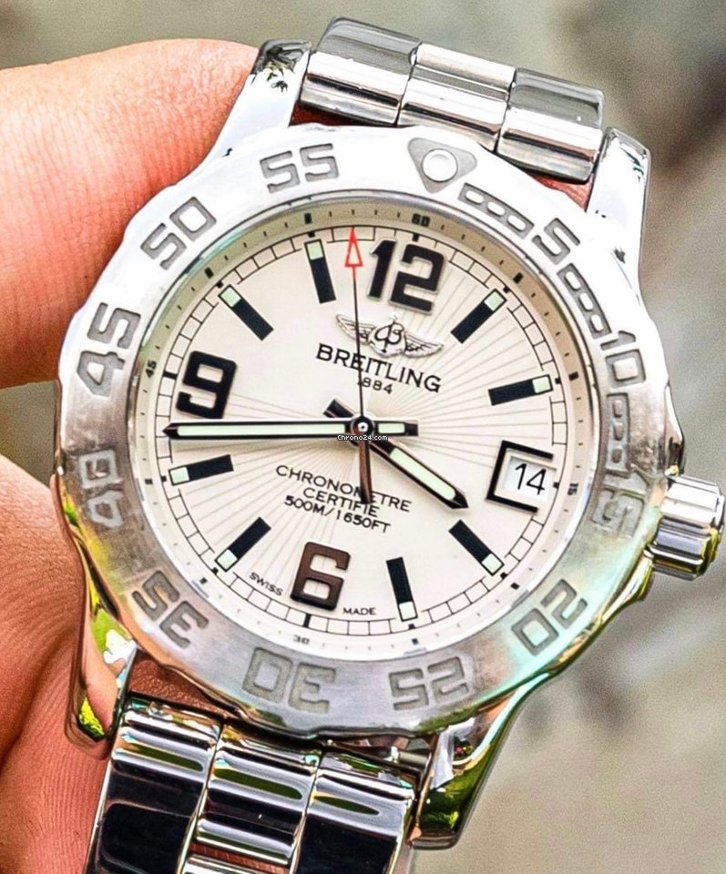 IMG_9081 Breitling Colt Lady Womens watch Quartz Steel A 77387 Replica 6